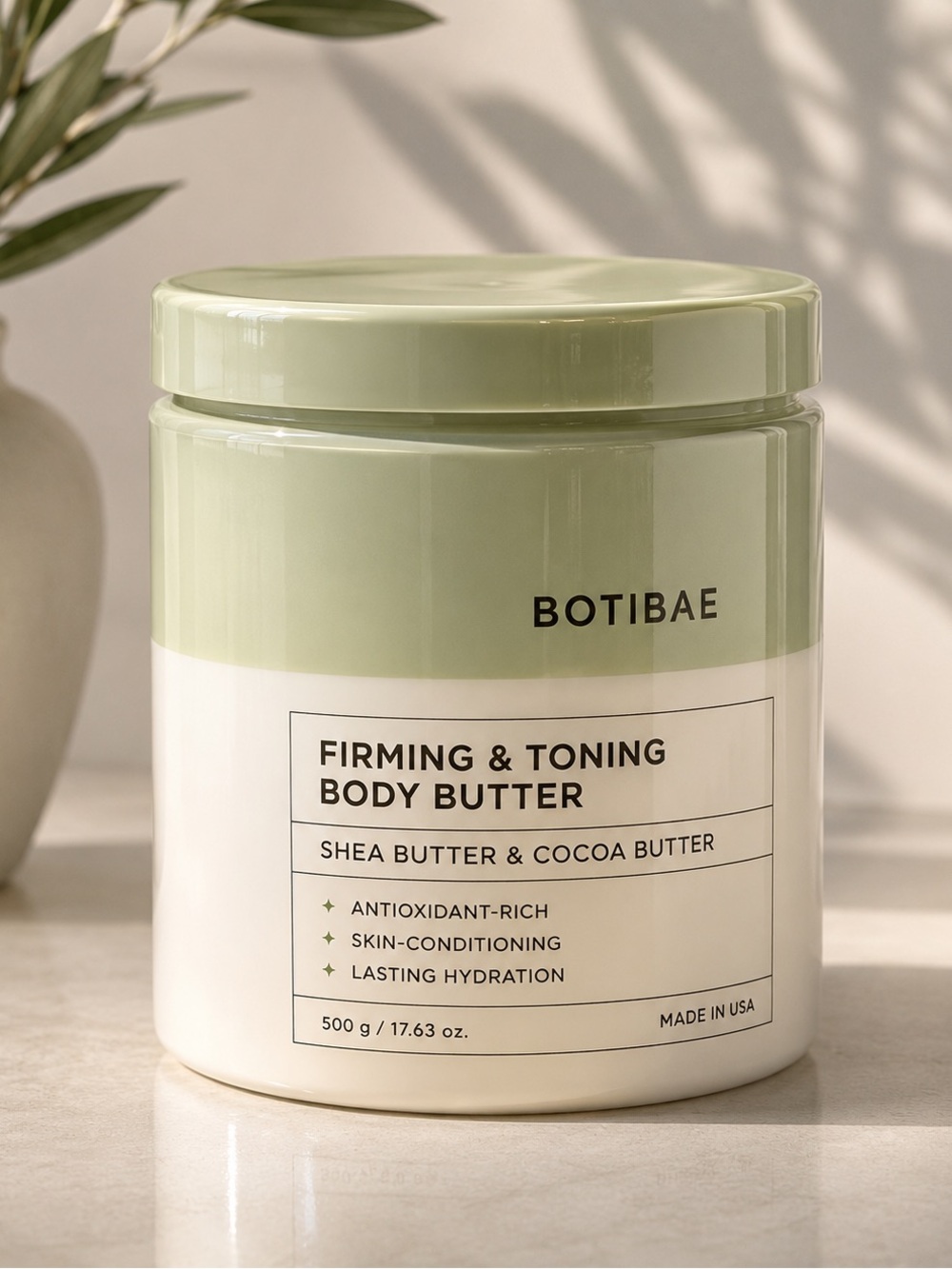 Botibae Firming & Toning Body Butter Shea Cocoa Butter Hydrating 17.63 oz